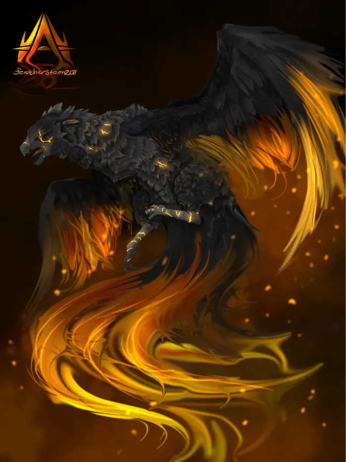 False Phoenix, art by Featherstorm208